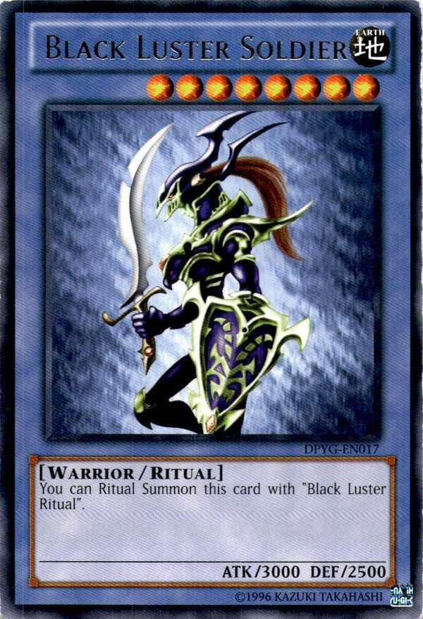 Yugioh Black Luster Soldier DPYG-EN017 Rare 1st Edition HP/MP