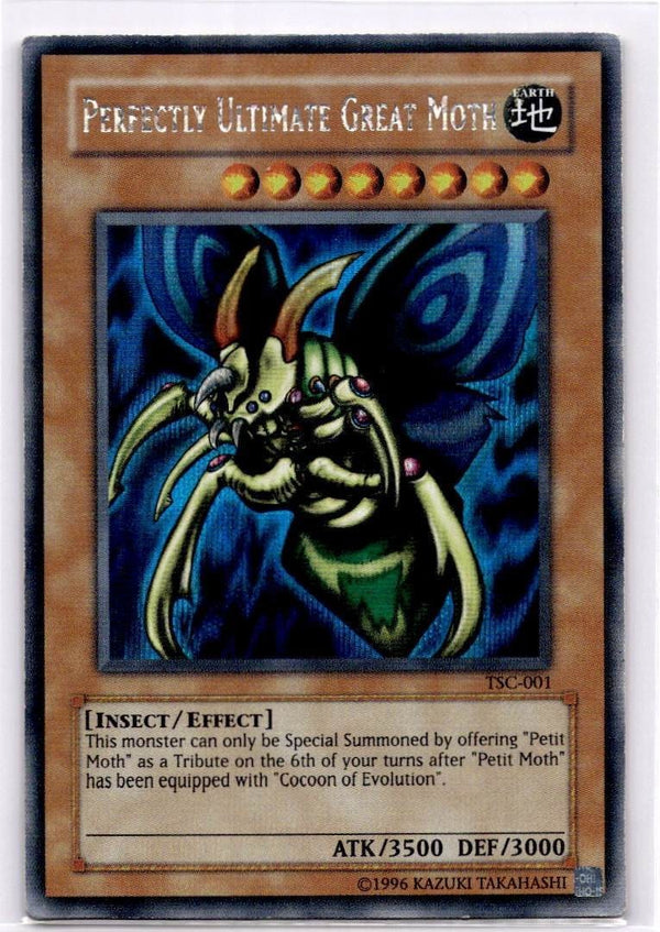 Yugioh Perfectly Ultimate Great Moth TSC-001 Secret Rare Unlimited Ed MP/LP