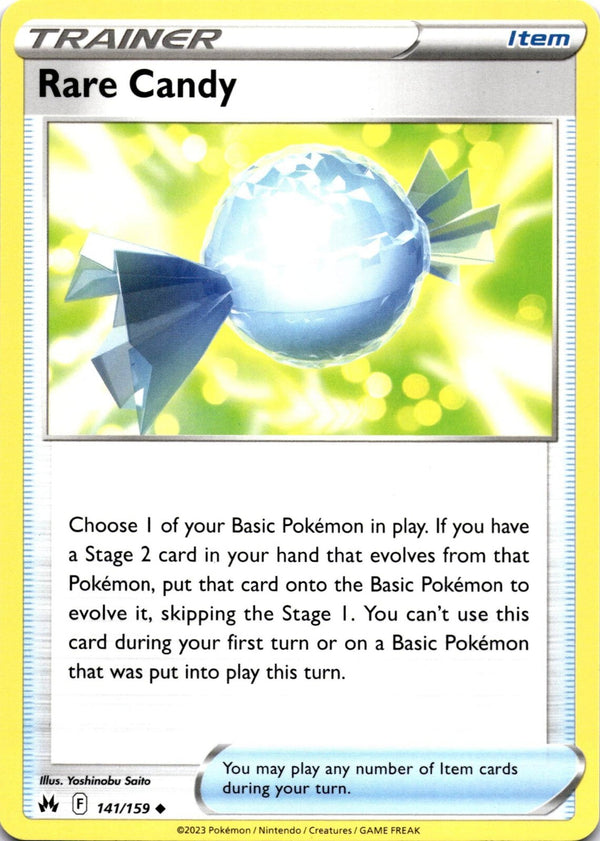 Pokemon Rare Candy 141/159 Crown Zenith Non Holo NM