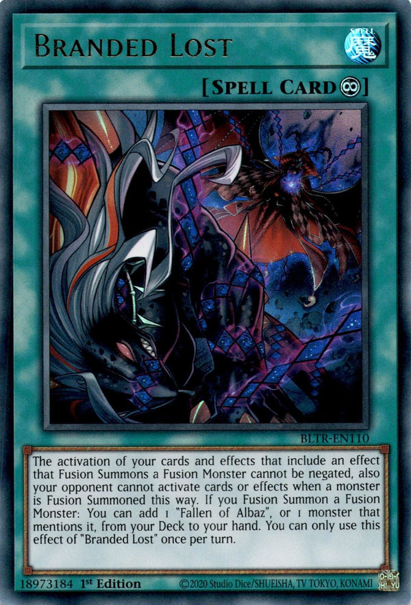 Yugioh Branded Lost BLTR-EN110 Ultra Rare 1st Edition NM