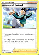 Pokemon Rapid Strike Style Mustard 132/163 Battle Styles Non Holo NM
