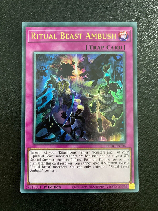 Yugioh Ritual Beast Ambush BLTR-EN106 Ultra Rare 1st Edition NM