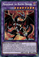 Yugioh Masquerade the Blazing Dragon RA02-EN022 Secret Rare 1st Edition NM