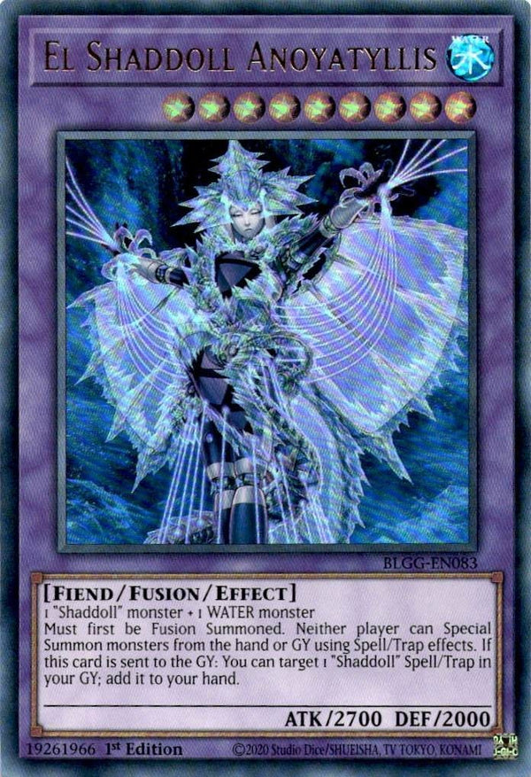 Yugioh El Shaddoll Anoyatyllis BLGG-EN083 Ultra Rare 1st Edition NM