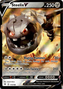 Pokemon Steelix V 115/185 Vivid Voltage Full Art Holo NM