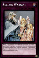 Yugioh Solemn Warning NKRT-EN035 Platinum Rare Limited Edition LP
