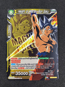 Dragon Ball Super Height of Mastery Son Goku BT4-075 SR