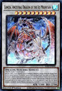 Yugioh Lancea, Ancestral Dragon of the Ice Mountain RA05-EN045 NA Print UR NM