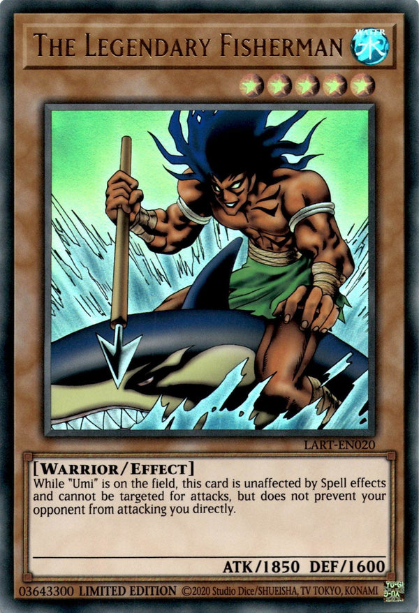 Yugioh The Legendary Fisherman LART-EN020 Ultra Rare Limited Edition NM
