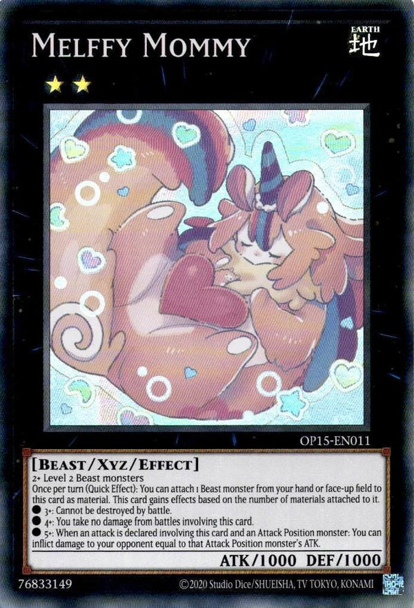 Yugioh Melffy Mommy OP15-EN011 Super Rare Unlimited Edition VLP/NM