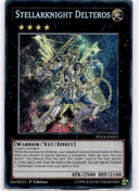 Yugioh Stellarknight Delteros DUEA-EN053 Secret Rare 1st Edition NM