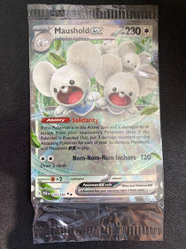 Pokemon Maushold ex 155/182 SV Paradox Rift Full Art Holo (SEALED)