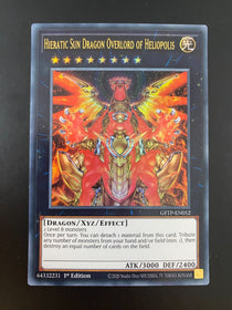 Yugioh Hieratic Sun Dragon Overlord of Heliopolis GFTP-EN052 1st Edition MINT