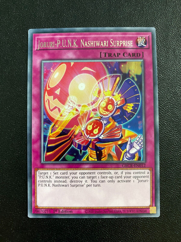 Yugioh Joruri-P.U.N.K. Nashiwari Surprise GRCR-EN012 Rare 1st Edition NM