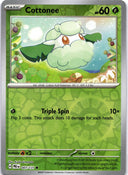 Pokemon Cottonee 007/131 Prismatic Evolutions Reverse Holo NM