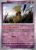 Pokemon Abra 080/167 Twilight Masquerade Reverse Holo NM