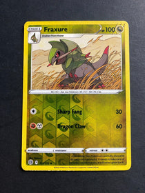 Pokemon Fraxure 111/172 Brilliant Stars Reverse Holo NM