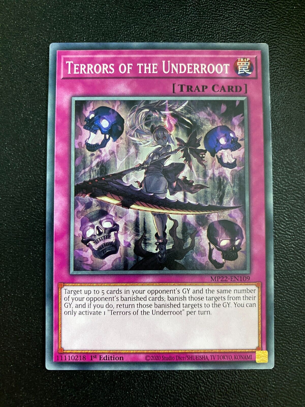 Yugioh Terrors of the Underroot MP22-EN109 Common 1st Edition VLP/NM