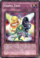 Yugioh Ojama Trio DP2-EN027 Common 1st Edition DAMAGED