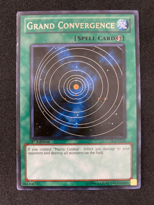 Yugioh Grand Convergence LCGX-EN214 1st Edition Rare LP