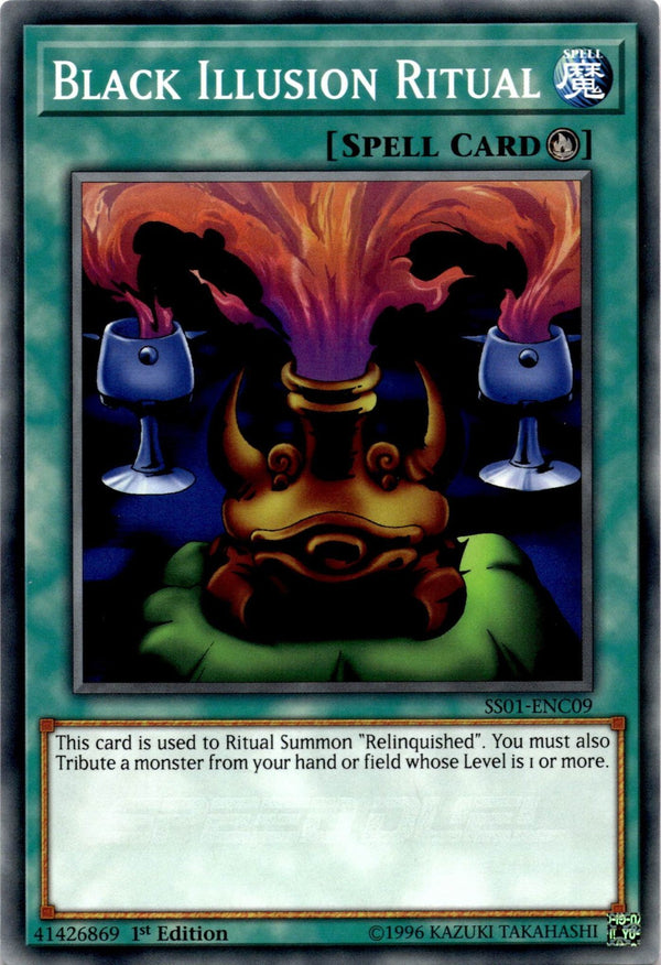 Yugioh Black Illusion Ritual SS01-ENC09 Speed Duel Common 1st Edition VLP/NM