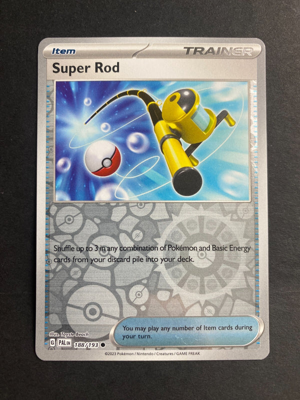 Pokemon Super Rod 188/193 Paldea Evolved Reverse Holo NM