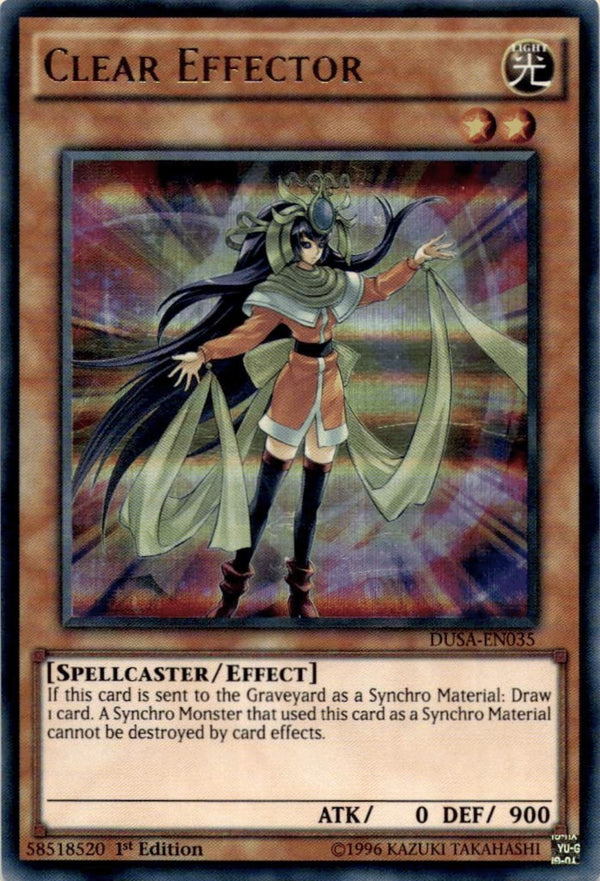 Yugioh Clear Effector DUSA-EN035 Ultra Rare 1st Edition VLP/NM