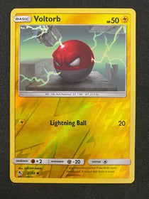 Pokemon Voltorb 21/68 Hidden Fates Reverse Holo NM-MINT