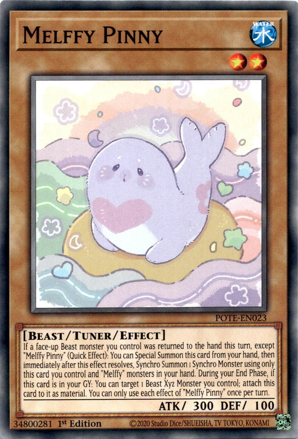 Yugioh Melffy Pinny POTE-EN023 Common 1st Edition NM