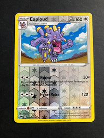 Pokemon Exploud 137/185 Vivid Voltage Reverse Holo LP