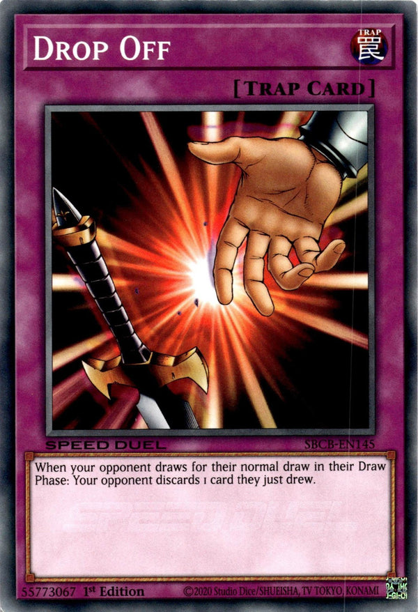 Yugioh Drop Off SBCB-EN145 Speed Duel Common 1st Edition NM