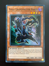 Yugioh Ninja Grandmaster Hanzo SHVA-EN022 Super Rare 1st Edition NM/MINT