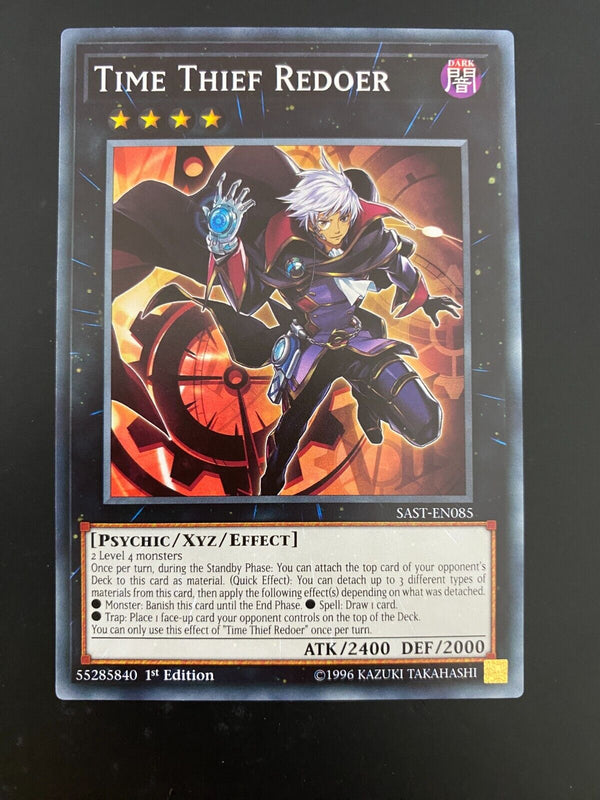 Yugioh Time Thief Redoer SAST-EN085 Common 1st Edition NM