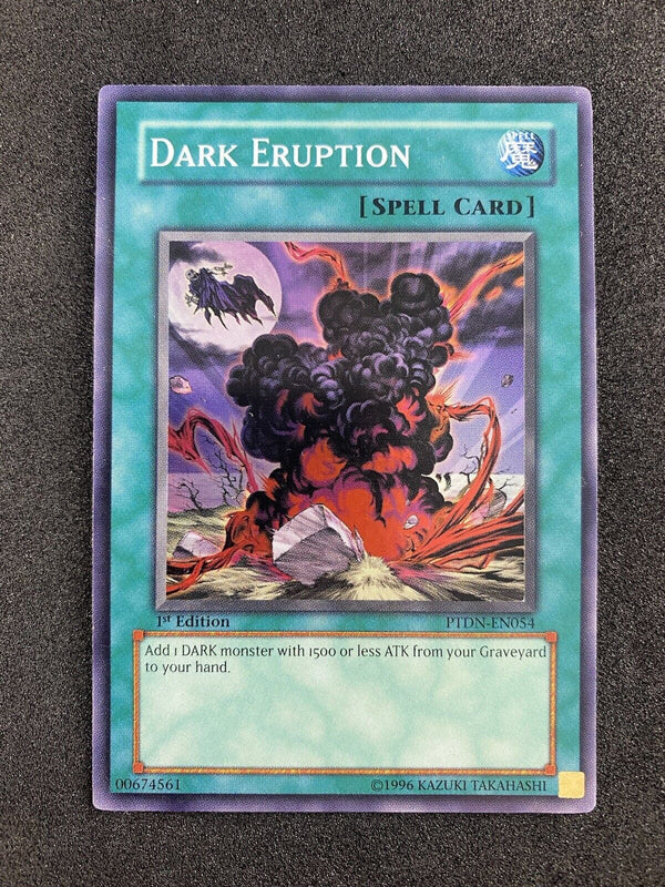 Yugioh Dark Eruption PTDN-EN054 1st Edition Super Rare NM