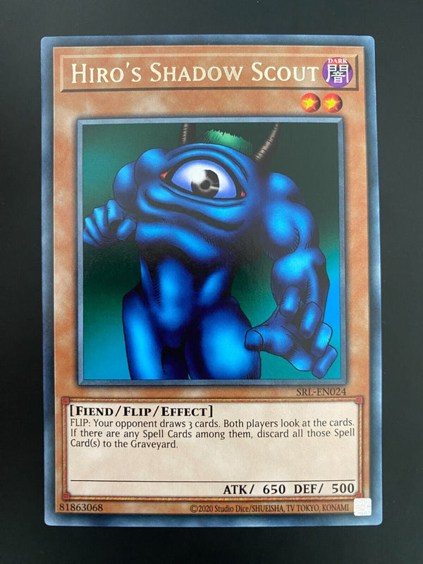 Yugioh Hiro's Shadow Scout SRL-EN024 Rare Unlimited Edition NM/MINT