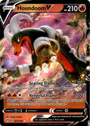 Pokemon Houndoom V 021/189 Darkness Ablaze Full Art Holo NM