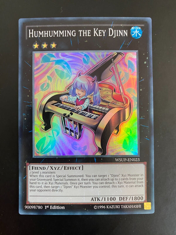 Yugioh Humhumming the Key Djinn WSUP-EN023 Super Rare 1st Edition NM