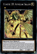 Yugioh Number 100: Numeron Dragon RA01-EN039 Platinum Secret Rare 1st Edition NM