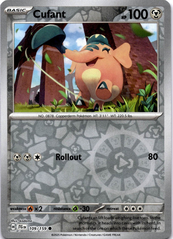 Pokemon Cufant 109/159 Journey Together Reverse Holo NM