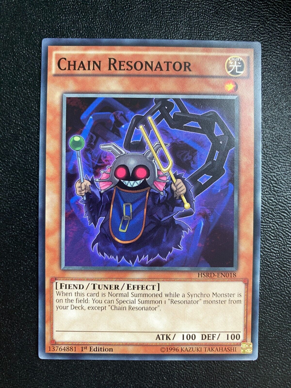 Yugioh Chain Resonator HSRD-EN018 Common 1st Edition NM