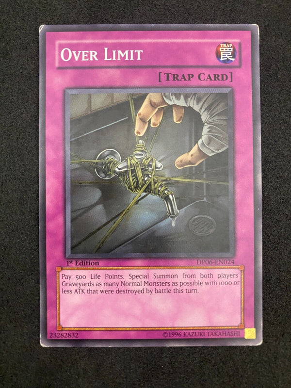 Yugioh Over Limit DP06-EN024 1st Edition Common MP