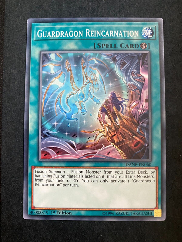 Yugioh Guardragon Reincarnation DANE-EN060 Common 1st Edition VLP/NM