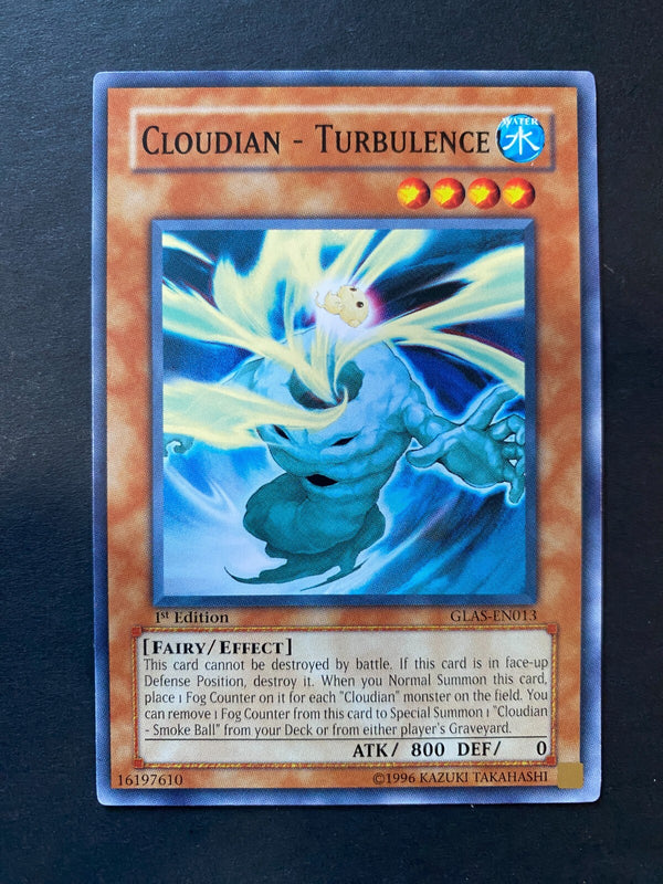Yugioh Cloudian - Turbulence GLAS-EN013 Common 1st Edition MP