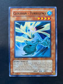 Yugioh Cloudian - Turbulence GLAS-EN013 Common 1st Edition MP