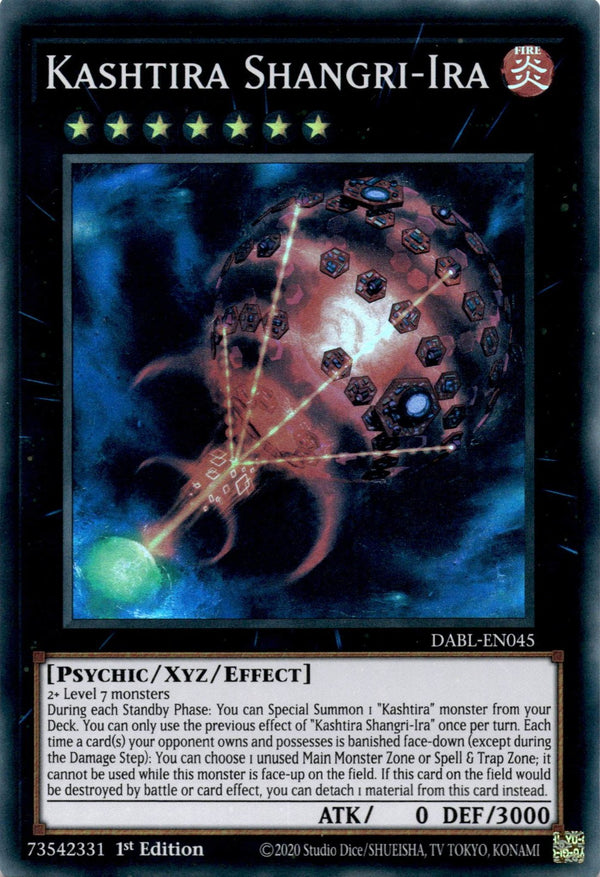 Yugioh Kashtira Shangri-Ira DABL-EN045 Super Rare 1st Edition NM