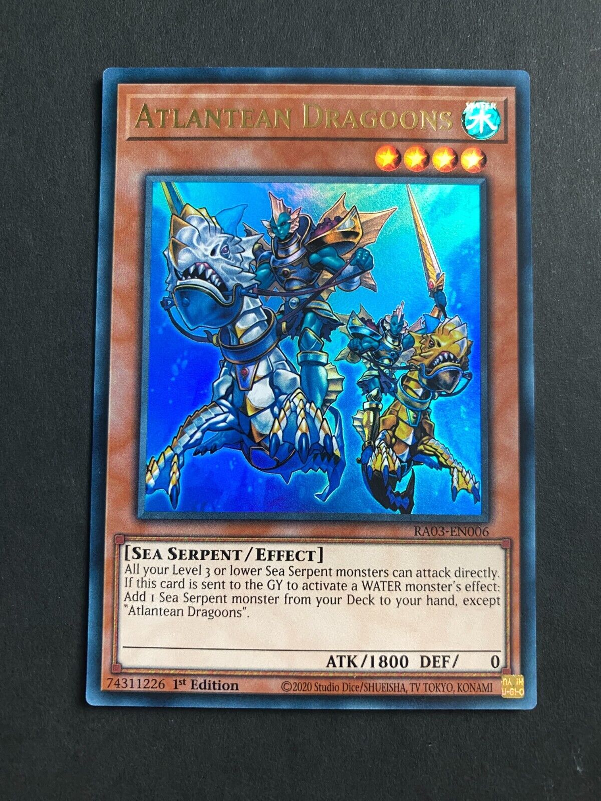 Yugioh Atlantean Dragoons RA03-EN006 Ultra Rare 1st Edition NM