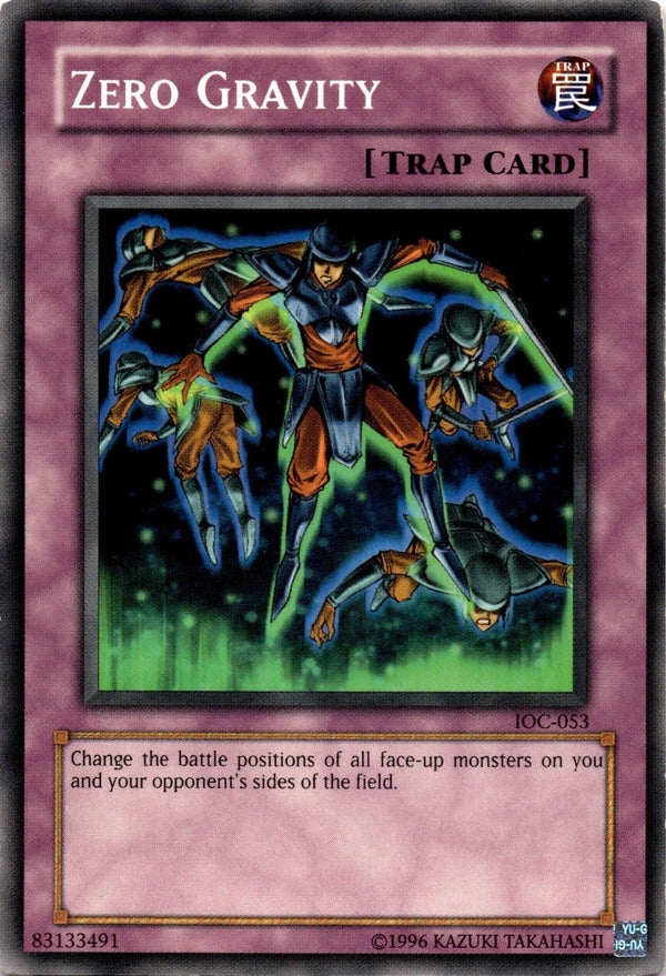Yugioh Zero Gravity IOC-053 Common Unlimited Edition HP