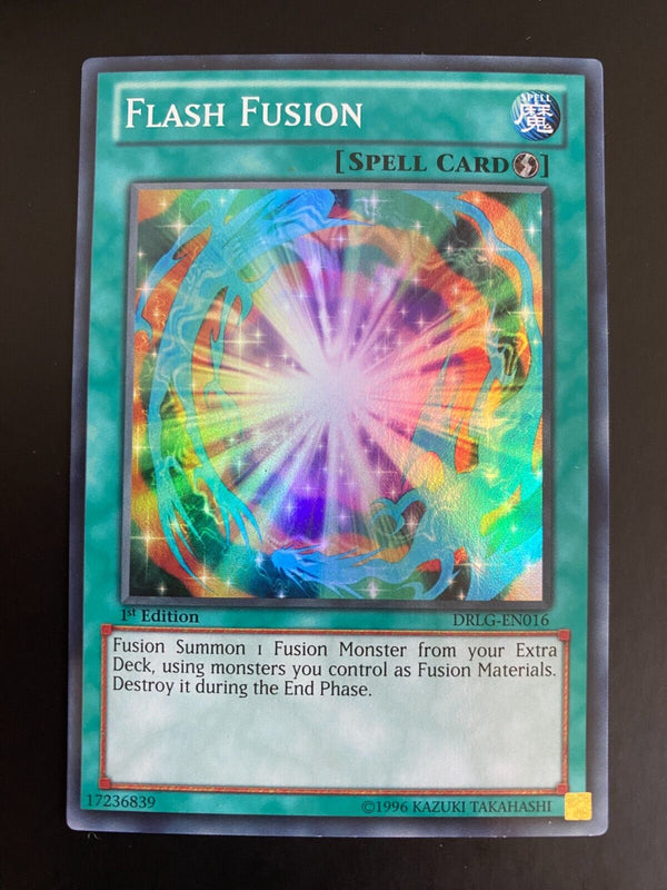 Yugioh Flash Fusion DRLG-EN016 Super Rare 1st Edition NM/MINT