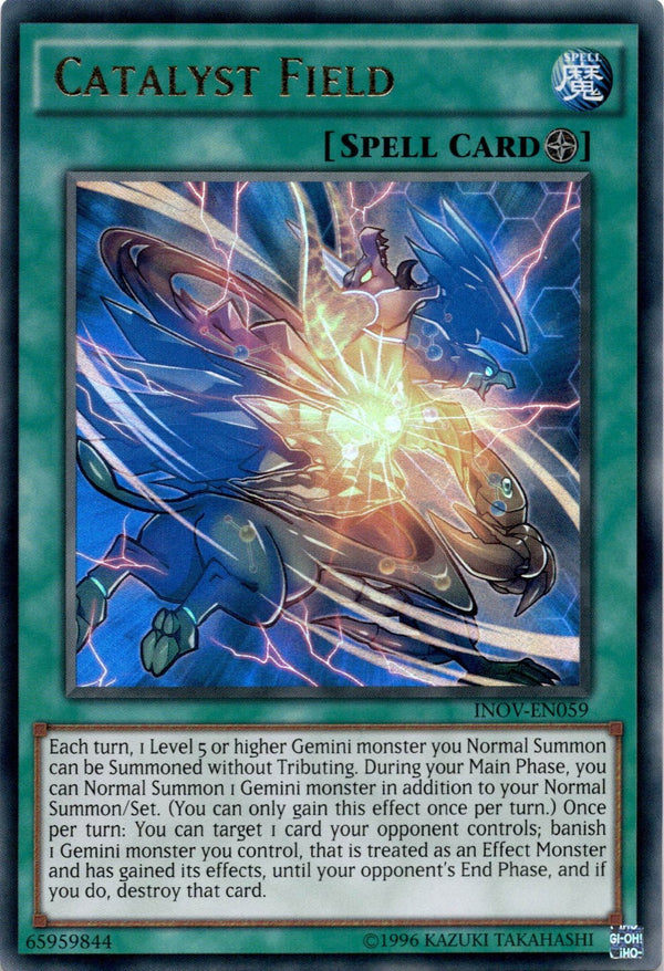 Yugioh Catalyst Field INOV-EN059 Ultra Rare Unlimited Edition NM