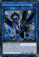 Yugioh Knightmare Gryphon FLOD-EN048 Secret Rare 1st Edition NM
